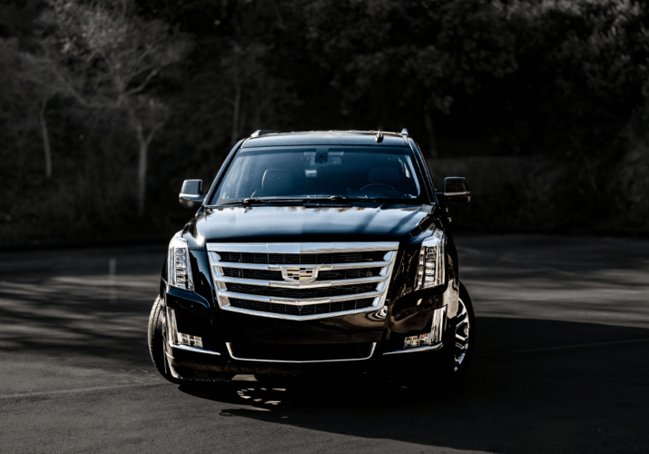Black Cadillac Escalade SUV