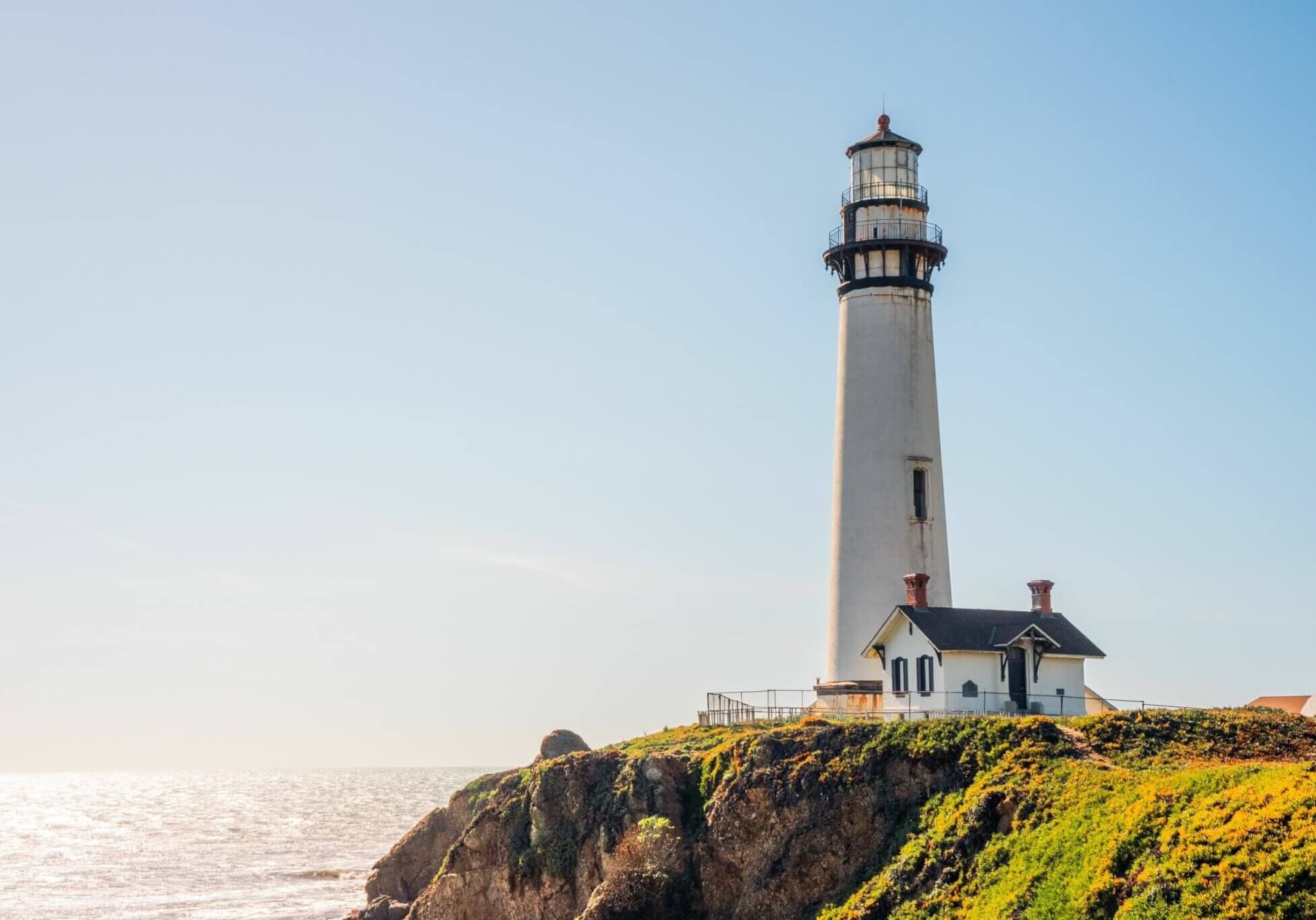 Marina coastal lighthouse